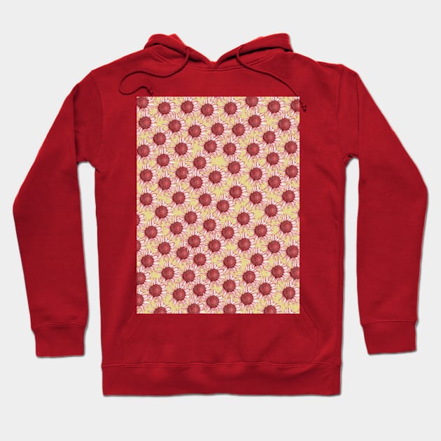 Red Flowers Hoodie by House of Flowers Designs